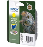 Epson T0794 Yellow Ink Cartridge (Owl) (C13T07944010)
